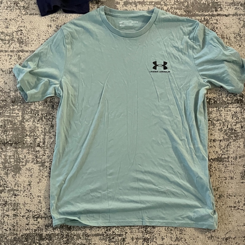 Under Armour Men's Light Blue Short Sleeve Tee